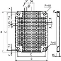 Schneider Electric Telequick-Platte NSYMR43
