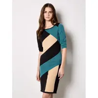 Apricot Minikleid Damen Viskose blau gestreift, 40 827978-0001-00400