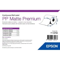 Epson 7113703, Weiß, Selbstklebendes Druckeretikett, Etikettenrolle, Rolle, Tintenstrahl, Acryl
