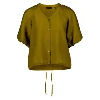 Zero Klassische Bluse "Casual-Bluse", Damen, Gr. 34, grün (fir grün), Obermaterial: 88% Viskose CV. 12% Polyamid PA., Blusen Klassische Bluse