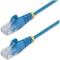 StarTech.com .com 1,5 m Cat6-Kabel - Schlank - Snagless RJ45-Anschlüsse - Blau, 1,5 m, Cat6, U/UTP (UTP), RJ-45, RJ-45, Blau