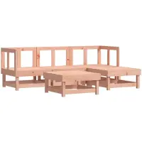 vidaXL 5-tlg. Garten-Lounge-Set Massivholz Douglasie