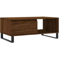 vidaXL Couchtisch Braun Eichen-Optik 90x50x36,5 cm Holzwerkstoff