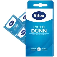 Ritex Gmbh «Extra dünn» Natürliches Empfinden, besonders dünne Kondome (8 Kondome) 8 St