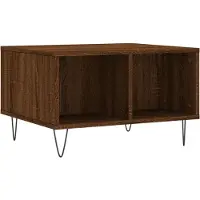vidaXL Couchtisch Braun Eichen-Optik 60x50x36,5 cm Holzwerkstoff