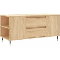 vidaXL Couchtisch Sonoma-Eiche 102x44,5x50 cm Holzwerkstoff