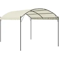 vidaXL Pavillon Stoff Creme