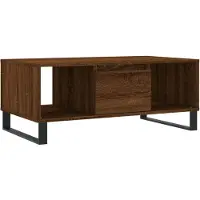 vidaXL Couchtisch Braun Eichen-Optik 90x50x36,5 cm Holzwerkstoff
