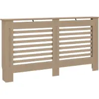 vidaXL Heizkörperverkleidung 152x19x81,5 cm MDF