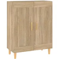 vidaXL Sideboard Sonoma-Eiche 69,5x34x90 cm Holzwerkstoff