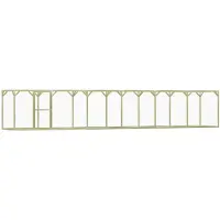 vidaXL Hühnerkäfig 1,5x9x1,5 m Imprägniertes Kiefernholz