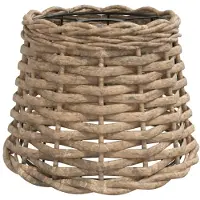 vidaXL Lampenschirm Braun Ø20x15 cm Korbweide
