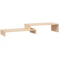 vidaXL Monitorständer (52-101)x22x14 cm Massivholz Kiefer