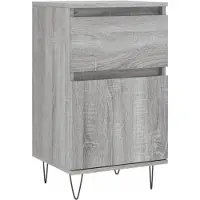 vidaXL Sideboard Grau Sonoma 40x35x70 cm Holzwerkstoff