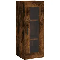 vidaXL Wandschrank Räuchereiche 34,5x34x90 cm
