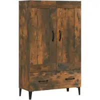 vidaXL Highboard Räuchereiche 70x31x115 cm Holzwerkstoff