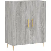 vidaXL Sideboard Grau Sonoma 69,5x34x90 cm Holzwerkstoff