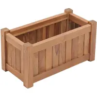 vidaXL Hochbeet 50x25x25 cm Massivholz Teak