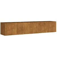vidaXL Hochbeet 200x40x40 cm Cortenstahl