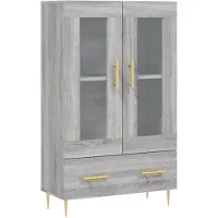 vidaXL Highboard Grau Sonoma 69,5x31x115 cm Holzwerkstoff