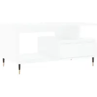 vidaXL Couchtisch Weiß 90x49x45 cm Holzwerkstoff