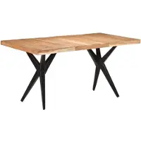 vidaXL Esstisch 160x80x76 cm Massivholz Akazie