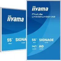 Iiyama LH5581UHSG-1AG, Digital Signage Flachbildschirm, 138,7 cm (54.6"), 3840 x 2160 Pixel, WLAN, 24/7