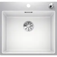 BLANCO SUBLINE 500-IF/A, Schrankwaschbecken, Silgranit, Weiß, 60 cm, Deutschland