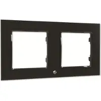 Shelly WF2, Schwarz, Schraubenlos, Wall switch, 150 mm, 80 mm, 1 cm