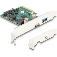 DeLOCK PCI Express x4 Karte zu 1 x extern USB 10 Gbps Type-C Buchse + 1 x extern USB 10 Gbps Typ-A Buchse