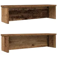 vidaXL Küchenregale Stapelbar 2 Stk. Altholz-Optik 50x15x16 cm
