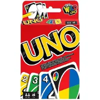 SPAR-SET 169882 - Mattel - 4er Set Kartenspiele: UNO, Skip Bo, Phase 10 und DOS
