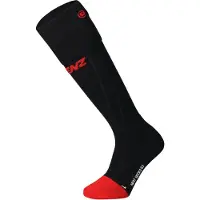 Lenz - Beheizbare Kompressionssocken - Heat Sock 6.1 Toe Cap Compression Black aus Wolle - Größe 35-38 - schwarz