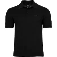 Armani Exchange Poloshirt "Poloshirt KNIT POLO 1er Pack", Herren, Gr. L, schwarz, Obermaterial: 100% Baumwolle CO., Shirts Poloshirt