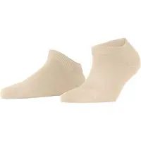 Falke Sneakersocken "ClimaWool", Damen, Gr. 39-40, Sockengröße, beige (cream (4011)), Obermaterial: 44% Polyamid PA. 28% Lyocell CLY. 28% Schurwolle WV., Socken Sneakersocken