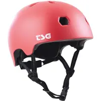 TSG Fahrradhelm - Meta Solid Color - Satin Gentle Red - - 52-54 cm - Fahrradhelme