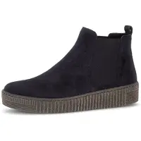 Gabor 8013.02 Damen Stiefeletten - bequeme Stiefelette blau Freizeit