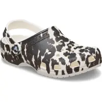 Crocs Clog Unisex Classic Pop Animal Clog Chalk Multi-Schuhgröße 36 - 37