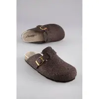 Aniston SHOES Clog Hausschuh, Homeslipper mit verstellbarem Riemchen