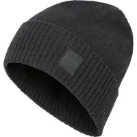 BOSS Beanie "Akaio R Hat" Ton in Ton Logo-Badge, unisex
