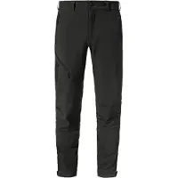 Schöffel Trekkinghose SCHÖFFEL, Herren, Gr. 48, N-Gr, schwarz, Obermaterial: 92% Polyester, 8% Elasthan, Hosen Trekkinghose, wasserabweisende Ausrüstung, mit wärmender Innenseite