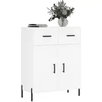 vidaXL Sideboard Weiß 69,5x34x90 cm Holzwerkstoff