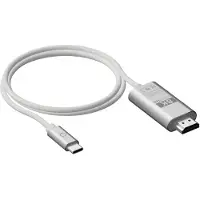 LINQ LQCCH200, USB C, HDMI, 2 m, Grau