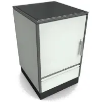 Glutos Küchenherd HH 02 G | weiß | Scharnier links | 5,5 kW
