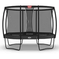 Berg Champion Grand Oval Trampolin 350x250 mit deluxe sicherheitsnetz