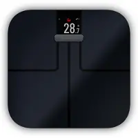Garmin Index S2, Elektronische Personenwaage, 181,4 kg, Schwarz, kg / lb, Rechteck, 16 Benutzer