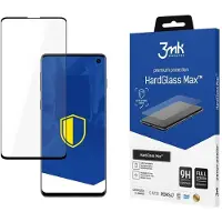 3MK HardGlass Max FingerPrint for Samsung Galaxy S10 black frame