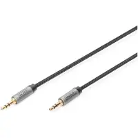 Digitus Audio Anschlusskabel, 3,5 mm Klinke auf 3,5 mm Klinke