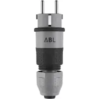 Abl 100000070 Pro Stecker SK+F/B SV gr-sw