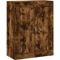 vidaXL Wandschrank Räuchereiche 69,5x34x90 cm Holzwerkstoff